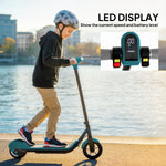 Electric Scooter, Lightweight E Scooter With Led Display | Green