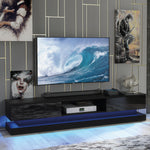 Bloom Tv Unit 180cm With Led Lights | Black