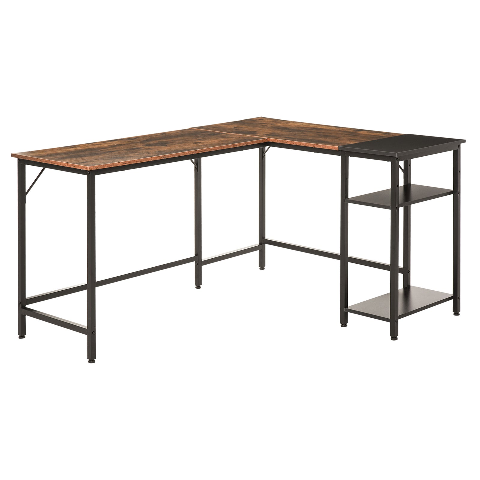 Computer Desk With Adjustable Storage, Study