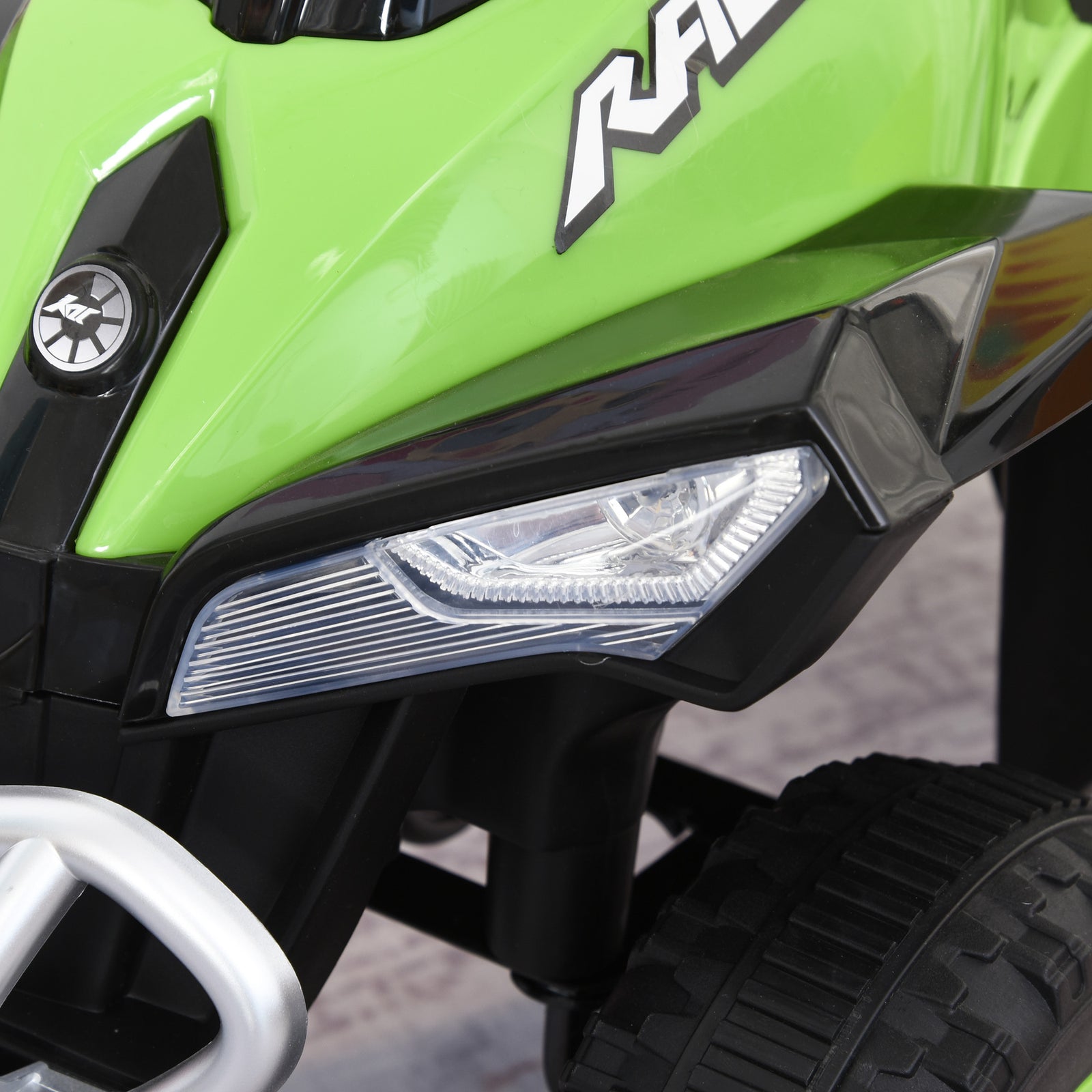 No Power Quad Toddler Ride On Car Foot-to-floor Sliding | Green