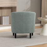 Beulah Fabric Accent Chair | Duck Egg Blue