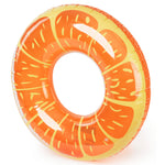 Inflatable Orange Swim Ring 90cm | One Size | Orange