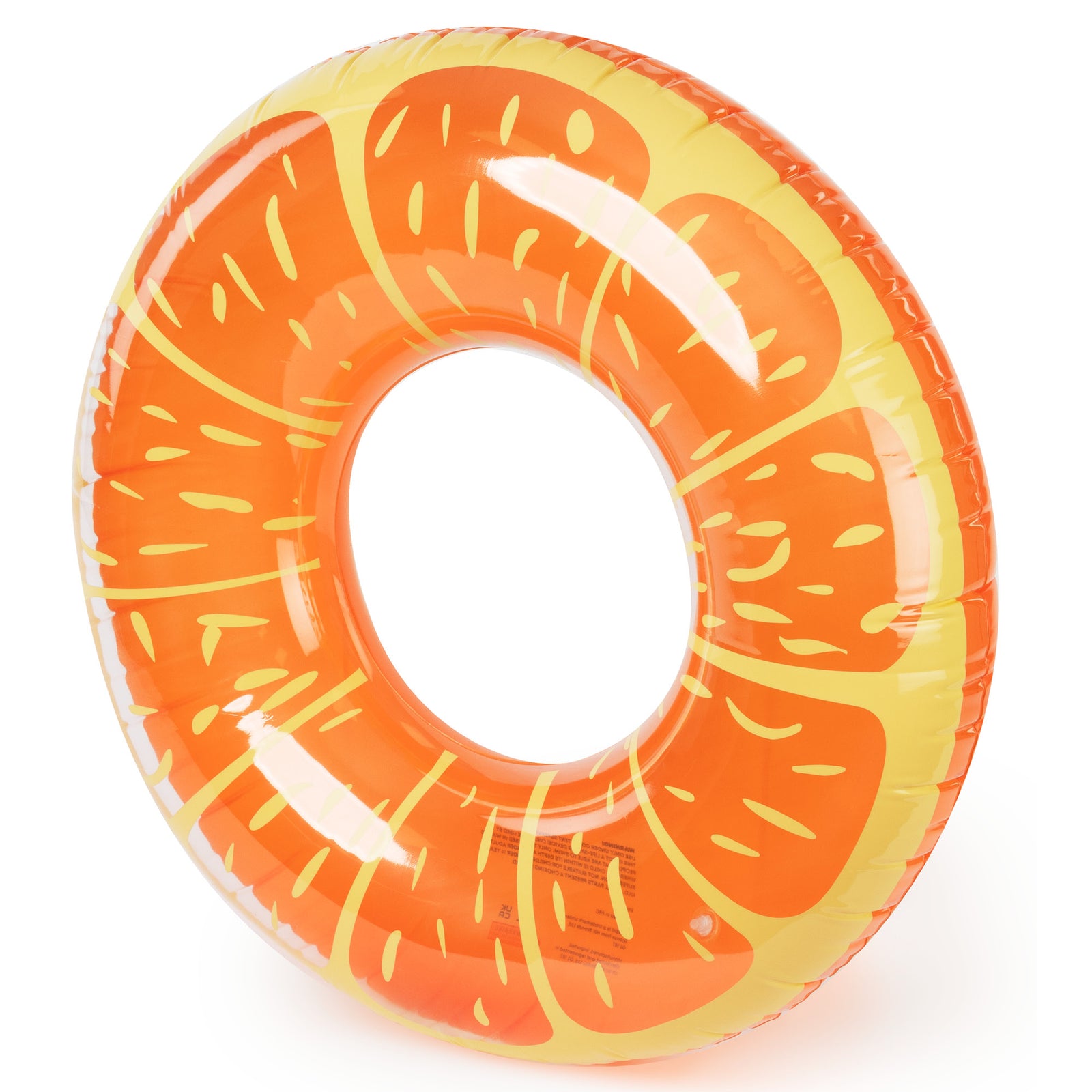 Inflatable Orange Swim Ring 90cm | One Size | Orange