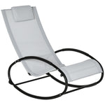 Patio Orbital Rocking Chair Chaise
