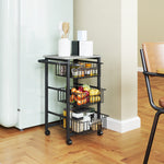 3-tier Kitchen Island, Baskets