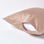 European Size Egyptian Cotton Pillowcase 1000 Tc | 60cm x 60cm | Moonlight Beige