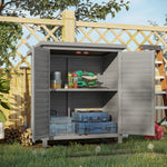 Garden Storage Shed Solid Fir Wood Garage Organisation