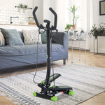 Twister Stepper Step Machine W/ Resistance Bands | Black