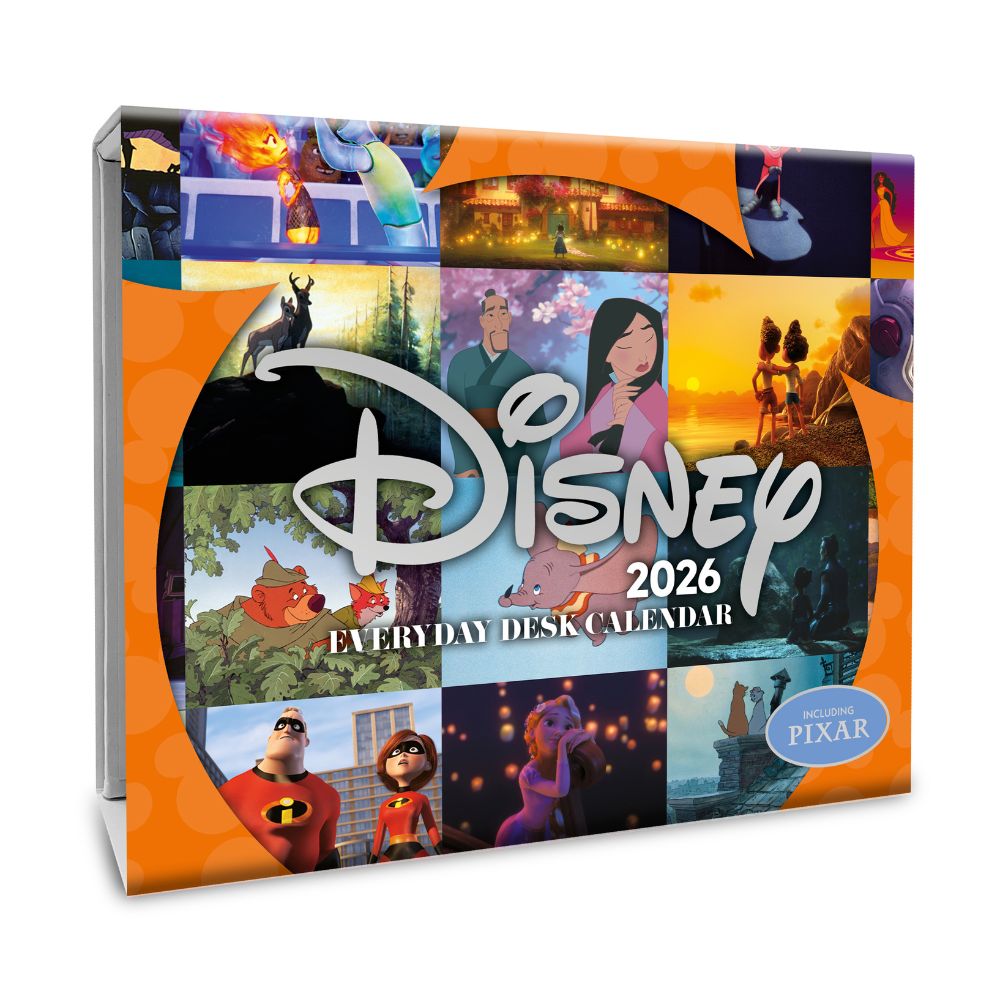Disney Animation 2026 Desk Block Calendar Official Product