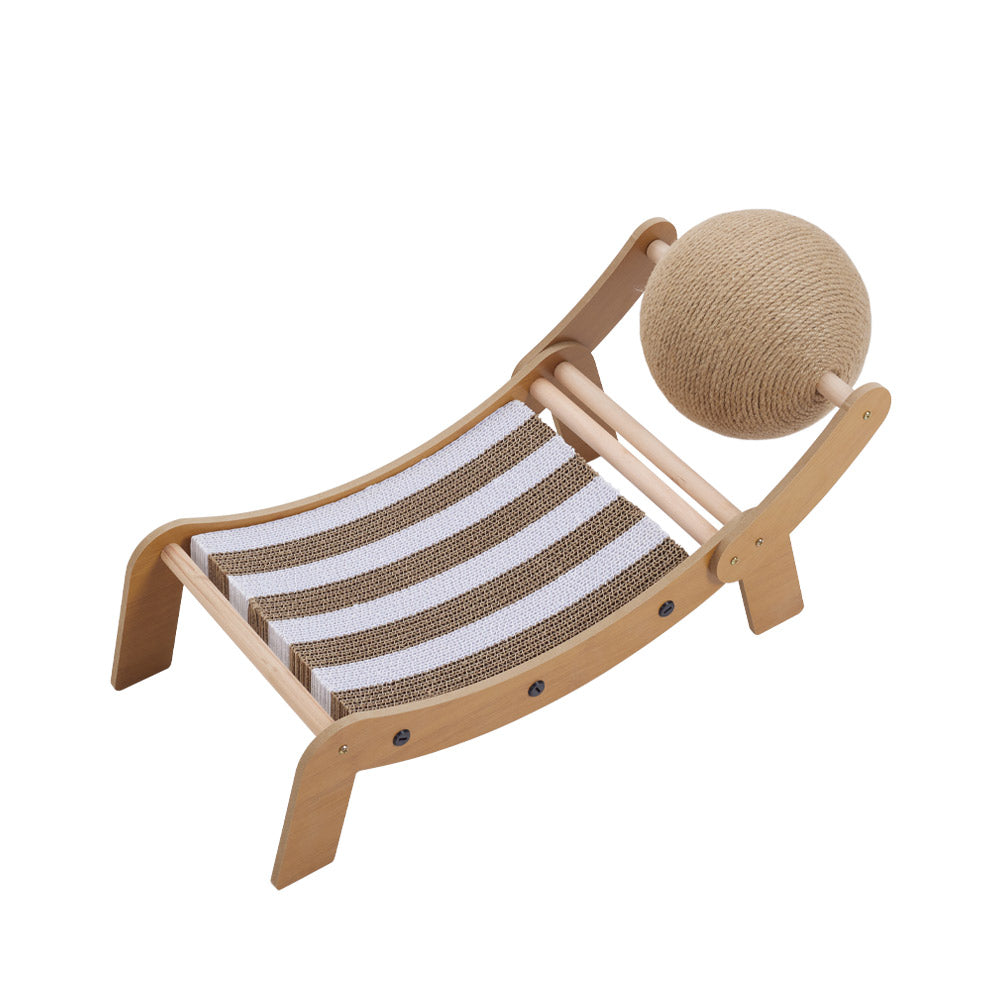 Cat Scratching Board With Sisal Ball Cat Lounge Chair