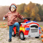 Aiyaplay 12v Ride On Fire Truck W/ Siren Flashing Lights