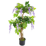 Artificial 110cm Purple Wisteria Tree