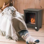 Free Standing Bio Ethanol Fireplace Heater With 0.9l Tank