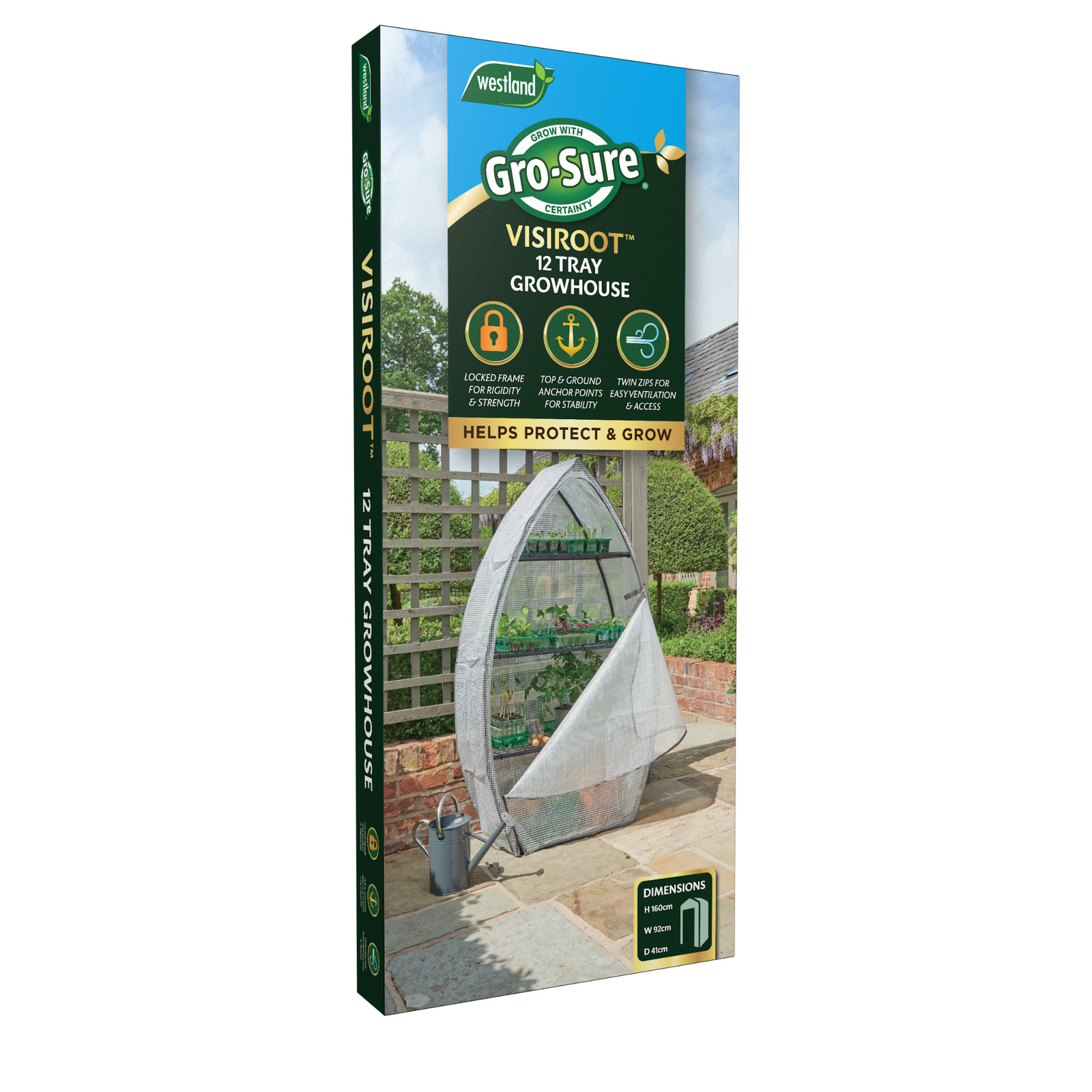 Visiroot 12 Tray Growhouse | White