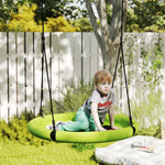 Nest Swing Seat For Kids, 100 Cm Diameter Saucer Tree Swing Set | Green