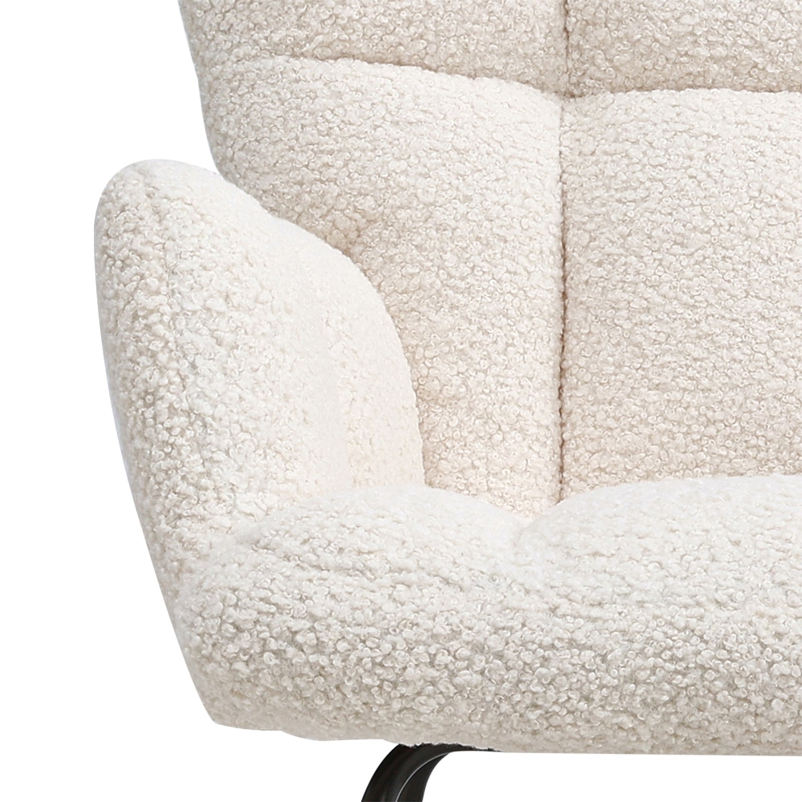 Breeins Modern Rocking Chair With High Backrest