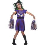Dark Cheerleader Child Girl's Costume | Age 7-9
