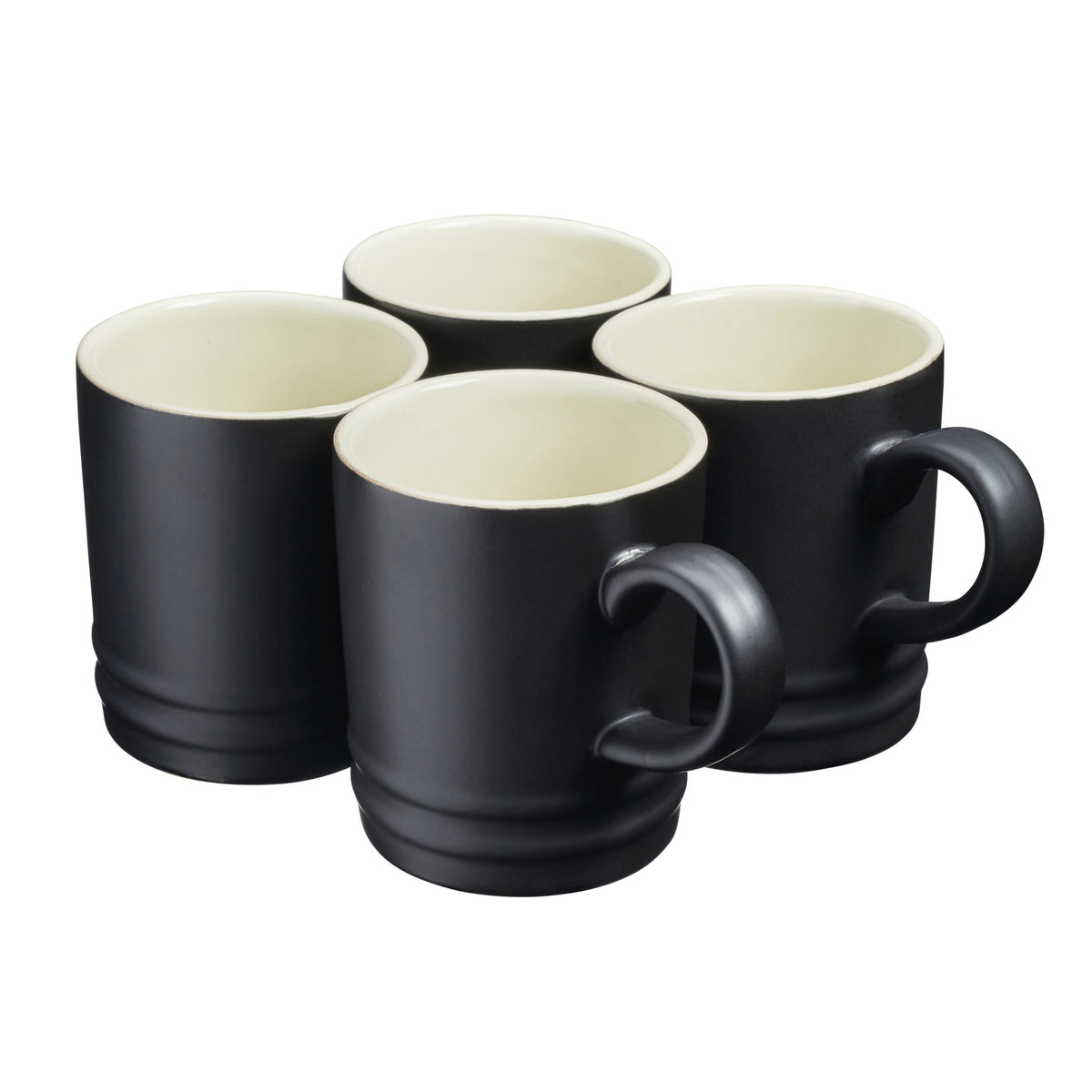Cooks Professional Stoneware Tea Coffee Mugs 350ml