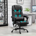 Pu Leather Massage Office Chair 6 Vibration