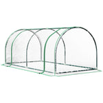Green Tunnel Greenhouse 200x100x80cm | Silver