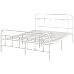 Single/double/king Metal Platform Bed Frame Underbed Storage | King | White
