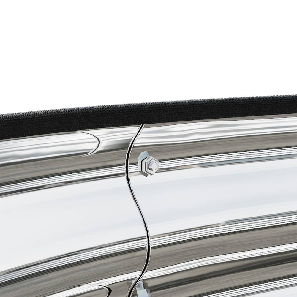 Galvanized Metal Raised Garden Bed – Elevated Planter Box With Safety Edging, Silver, 120cm/160cm W X 80cm D X 30cm H | Large | Silver