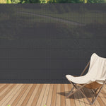 Pvc Privacy Fence Screen For Balcony & Garden, Sun-blocking Outdoor Fence Panel, 3m L X 1/1.2/1.5/1.8/2m W Privacy Screen | Large | Dark Gray