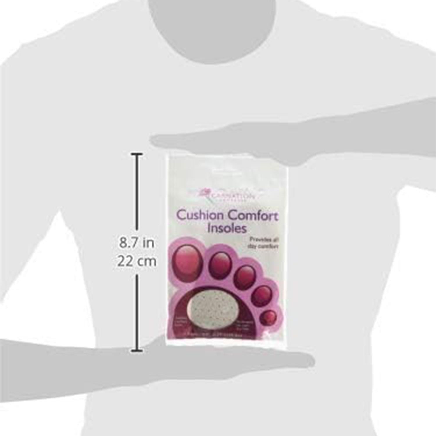Foot Care Cushion Comfort Insole One Size Fits All, 1 Pair