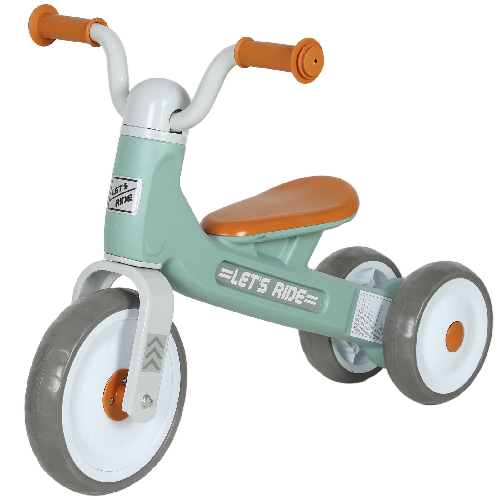 Baby Balance Bike With 3 Wheels For 12-36 Months | Green