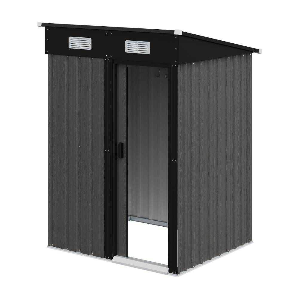 4.66 Ft X 4.69 Ft Outdoor Metal Garden Storage Shed