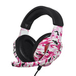 Headset Camo Design For Ps, Xbox & Pc Gaming | Pink