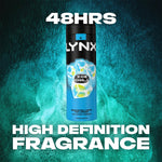 Xl Ice Chill Body Spray Deo 48h Fresh Iced Mint & Lemon Scent 200ml | Set of 24