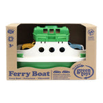 Green Ferry Boat With Cars, Made From 100% Recycled Plastic