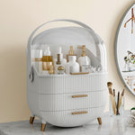 Dustproof Makeup Organiser With Drawers And Handle