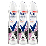 Women Antiperspirant 72h Nonstop Protection Invisible Pure Deodorant, 3pk, 250ml | 3