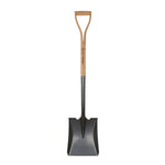 Carbon Steel Square Mouth Shovel Ash Handle | Medium/Large