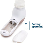 7 In 1 Skin Cleanser Rose Gold Electric Facial Brush With Attachments