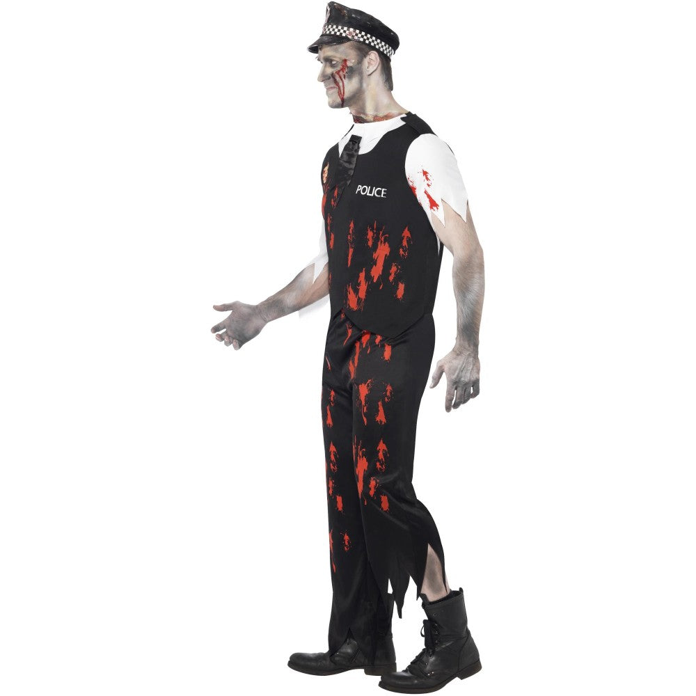 Zombie Policeman Adult Costume | Large