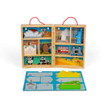 Travel Playbox - 10pc Wooden Playset