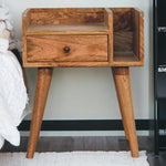 Solid Wood Oak-ish Collective Bedside