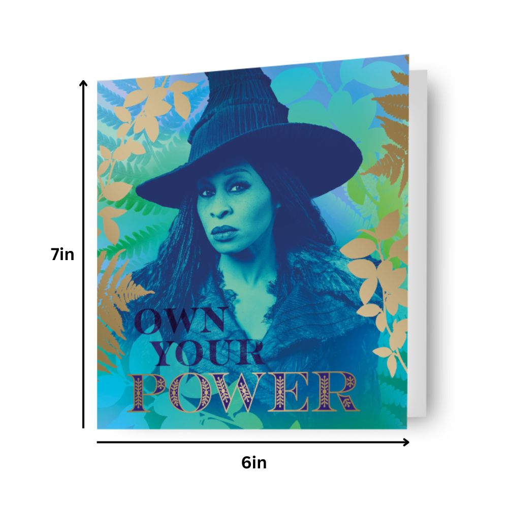 Elphaba Blank Card, Birthday, Valentines, Mother's Or Fathers Day Official Product