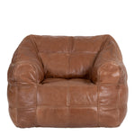 Oxford Leather Armchair Bean Bag | Brown
