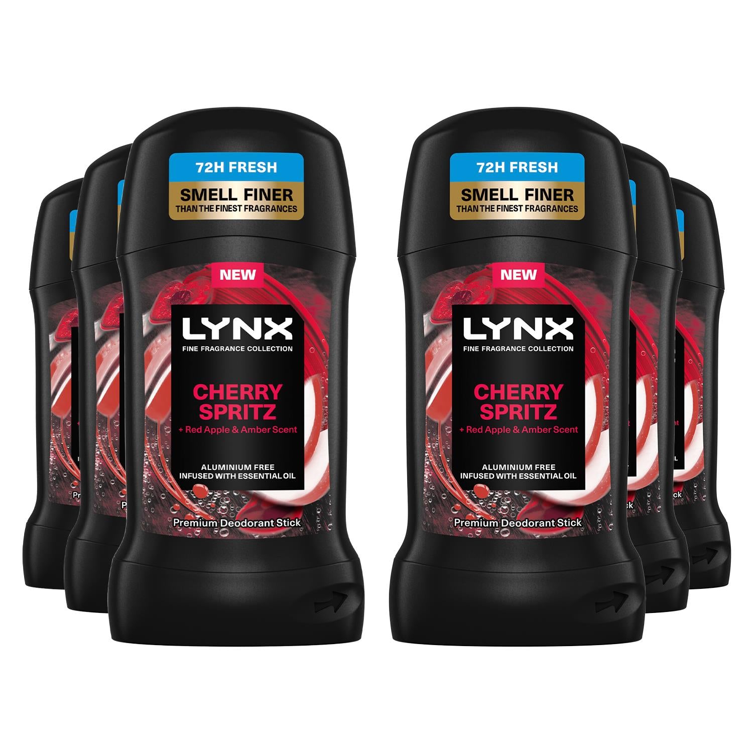 Deodorant Stick Cherry Spritz With 72hrs Freshness 50ml, 6 Pack | Set-of-6