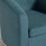 Millie Fabric Accent Chair | Teal Blue