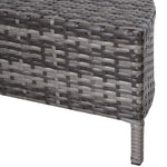 4 Seaters Half-round Sofa & Table - Grey