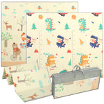 Foldable Reversible Baby Play Mat 180 X 150 Cm, Animals & Forest