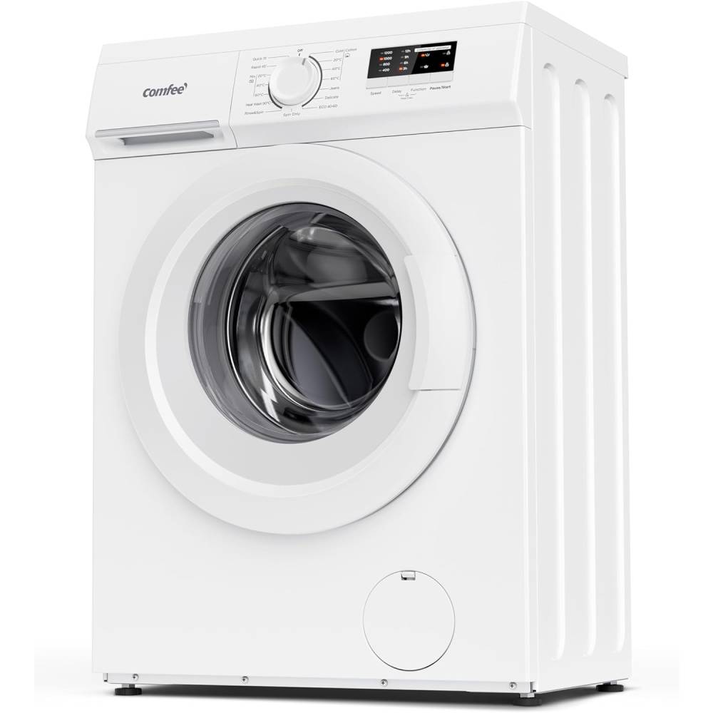 Front Load Washing Machine – Ultra-slim Design With 15 Wash Programs, Quick Wash, Delay Start & 90°c Hygiene Wash | 7kg