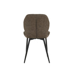 Jaydn Distressed Leather Comfort Dining Chairs - Set Of 4 | Set of 4 | Grey