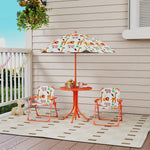 Children Table And Chair Set, Kids Patio Set With Umbrella