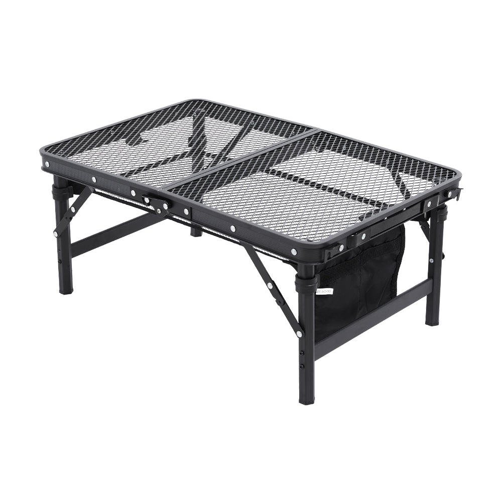 Black Aluminium Alloy Camping Table